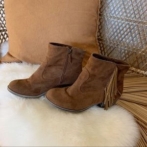 Fringe Hawley bootie